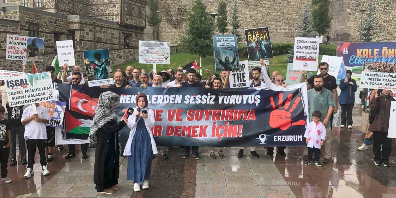 Sağlık Çalışanlarının Filistin’de Destek, İsrail’e Protesto Yürüyüşleri Devam Ediyor