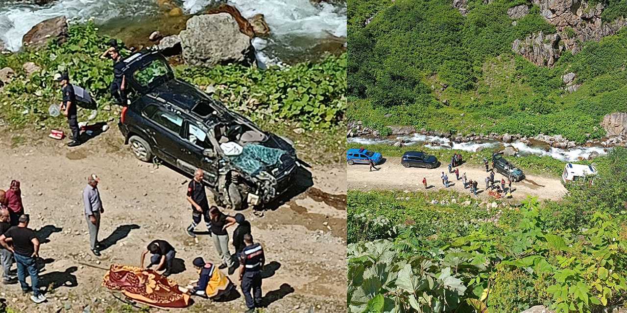 Rize’de Trafik Kazası Aynı Aileden 2 Ölü, 3 Yaralı