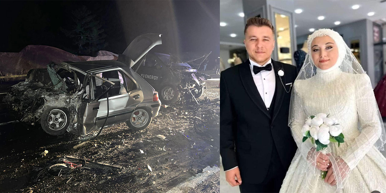 Düğün gecesi trafik kazası: Gelin ve damat hayatını kaybetti