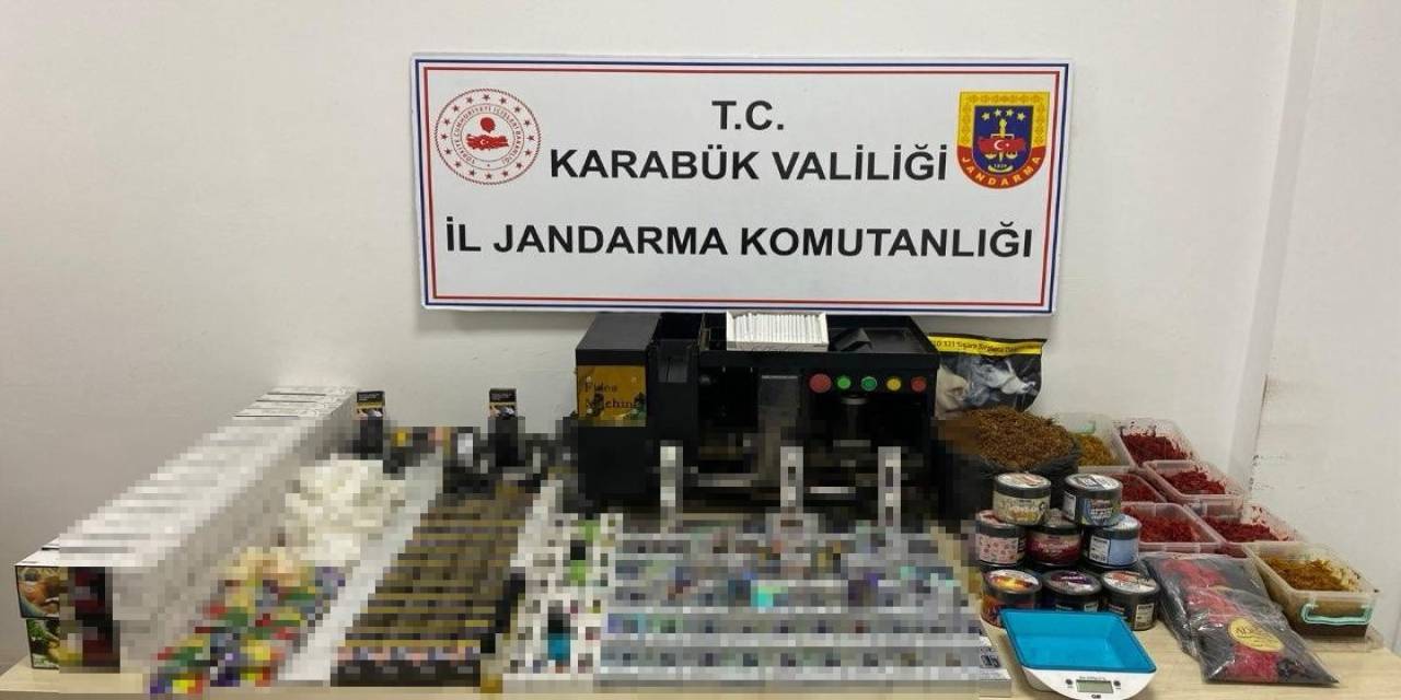 Karabük’te Kaçak Sigara Operasyonu: 2 Gözaltı
