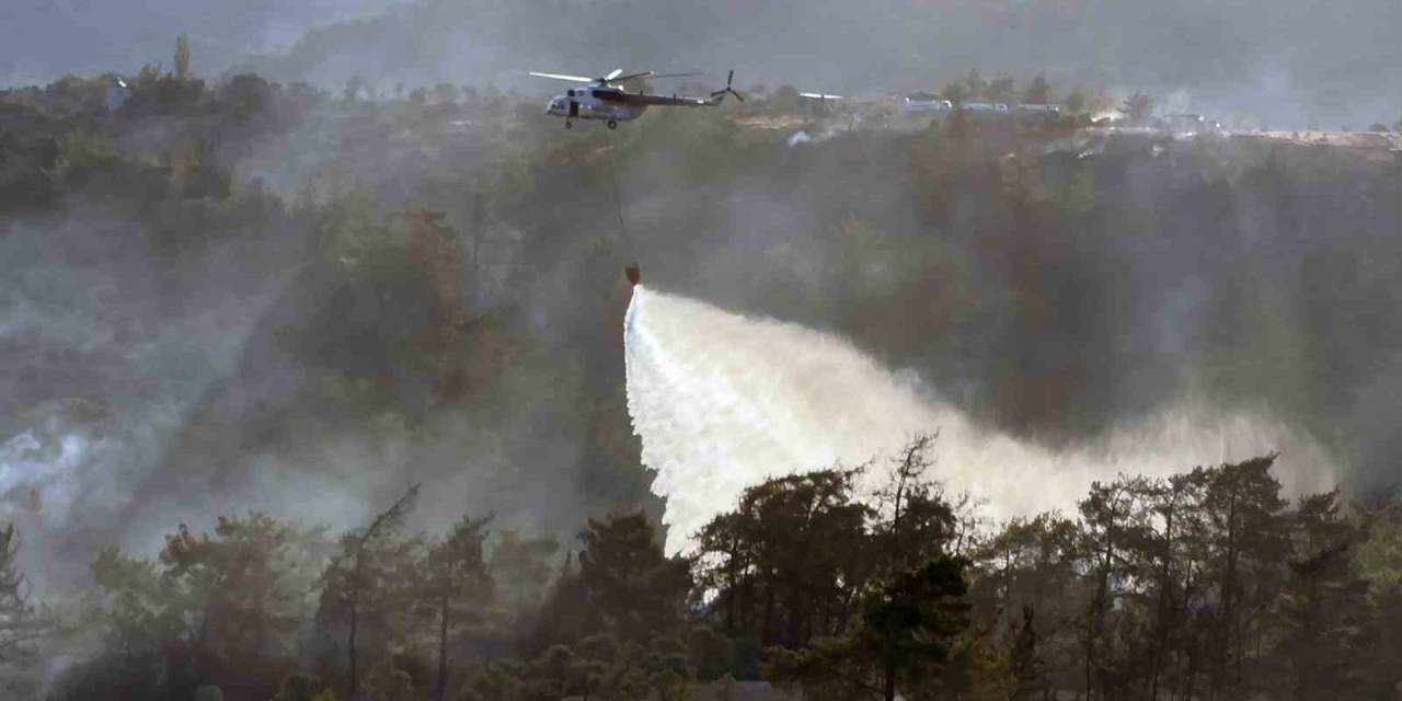 Milas’ta Havadan Karadan Soğutma Çalışması Yapılıyor