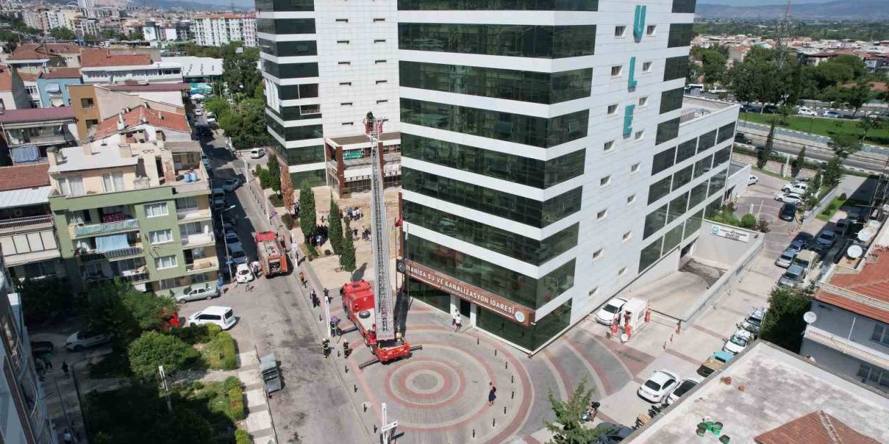 Maski’de Gerçeği Aratmayan Yangın Tatbikatı