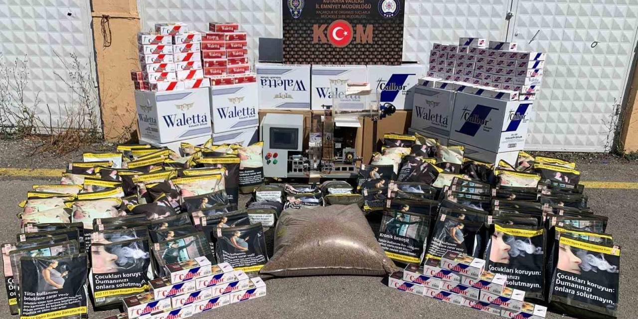 Kütahya’da 125 Bin 800 Adet Makaron Ele Geçirildi