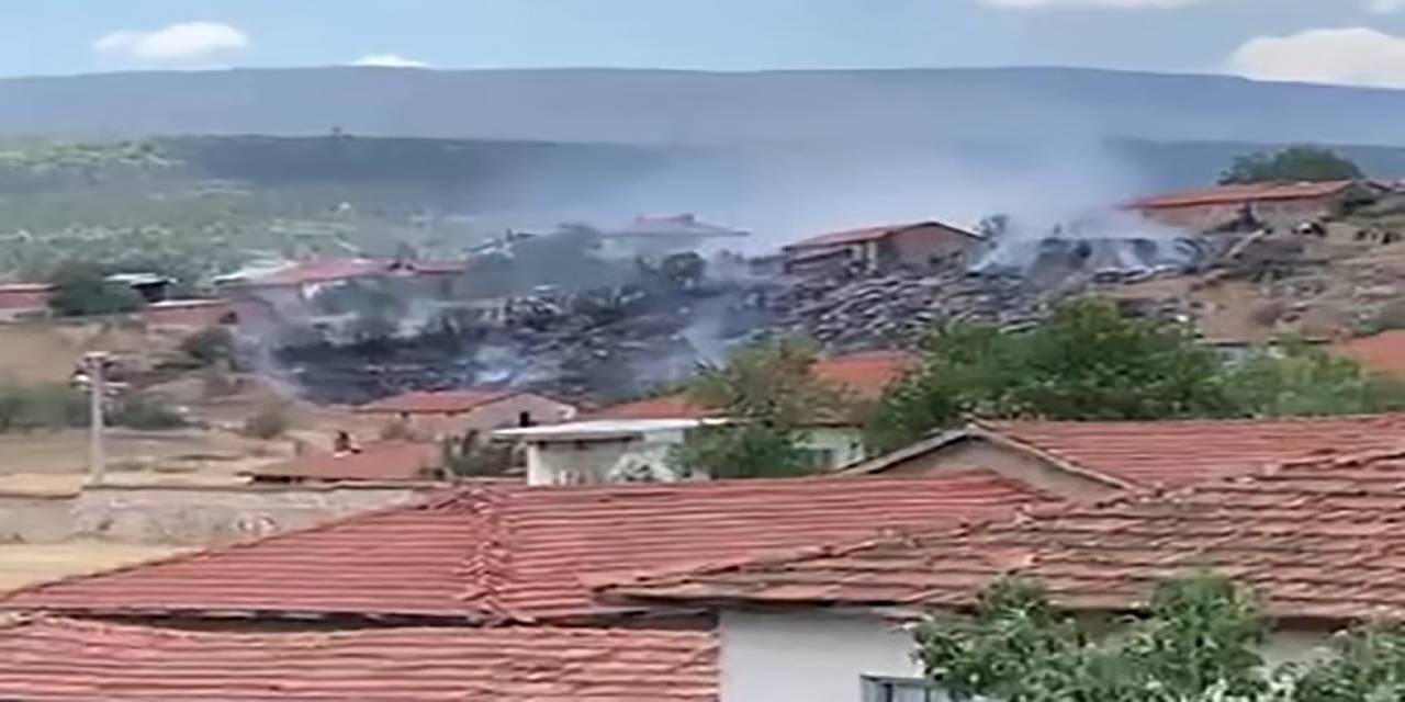 Tavşanlı’da Korkutan Yangın