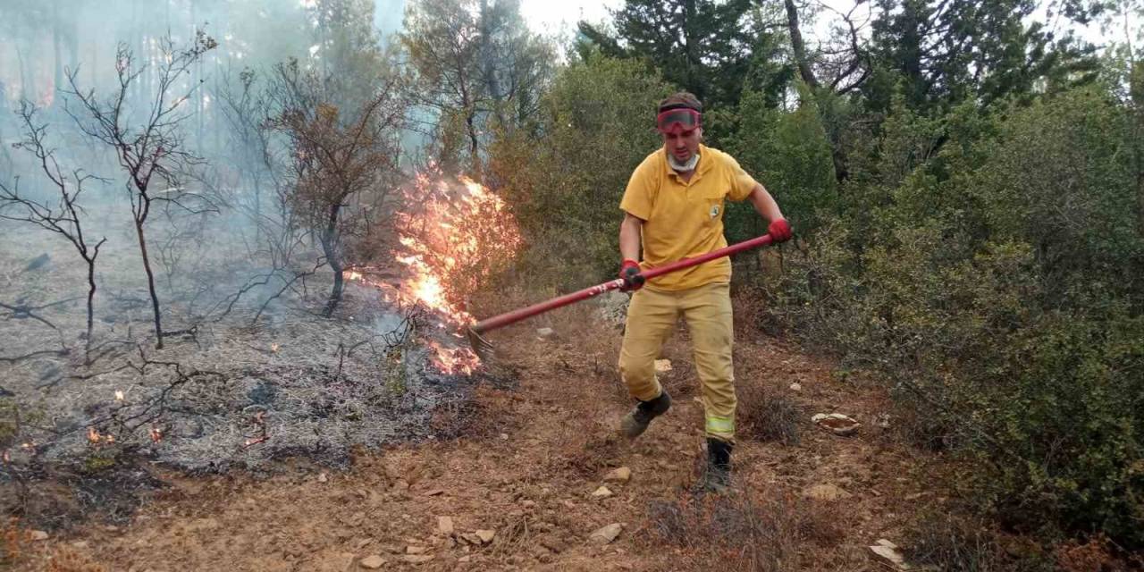 Muğla’daki Orman Yangınları İle Mücadele 5 Saattir Sürüyor