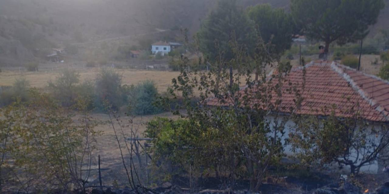 Osmancık’ta Anız Yangını