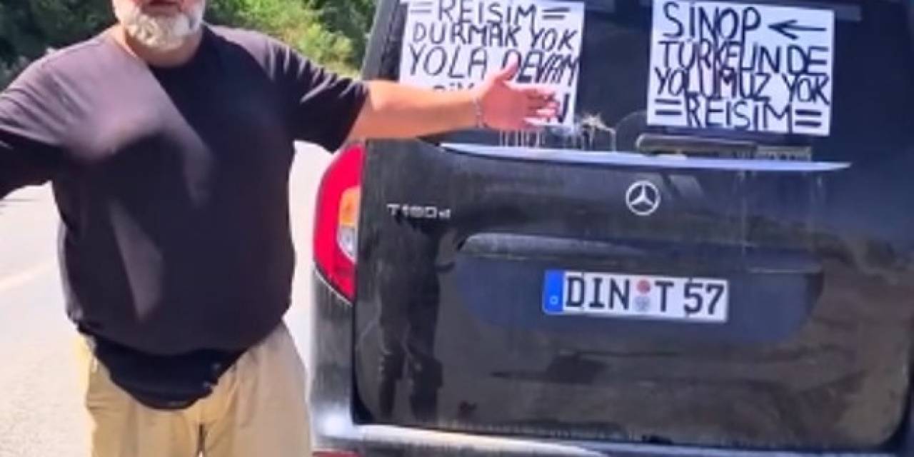 Gurbetçiden Dikkat Çeken Eylem