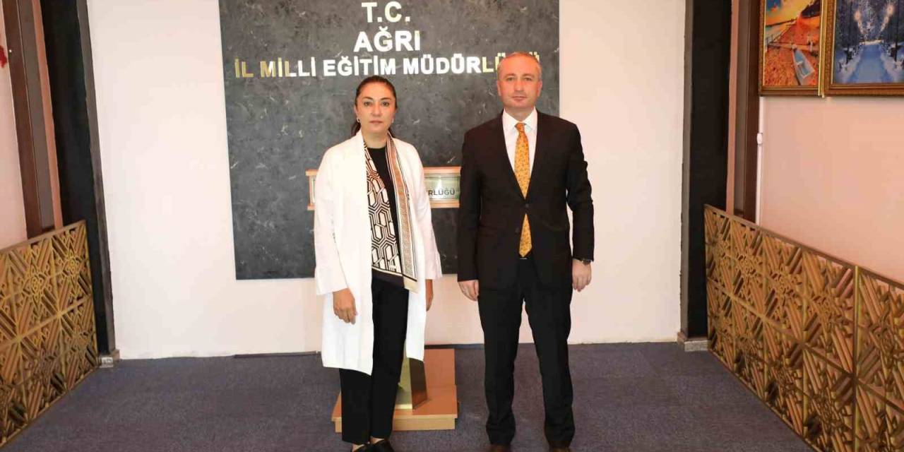 Ak Parti Ağrı Milletvekili Kilerci, Milli Eğitim Müdürü Kökrek’i Ziyaret Etti