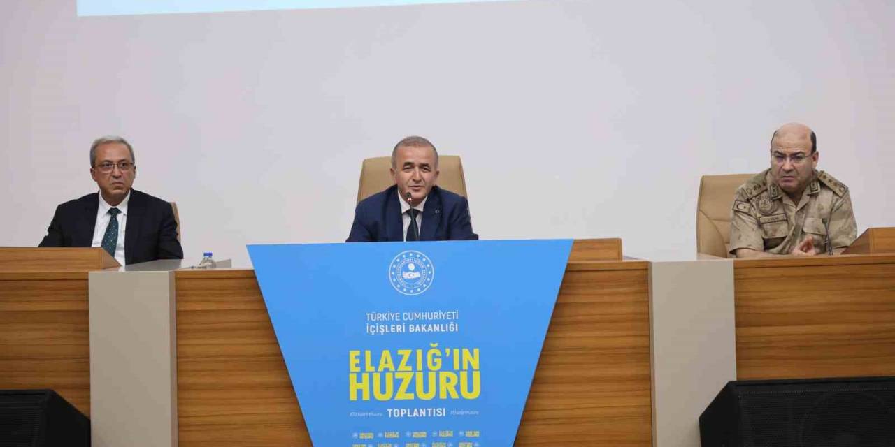 Elazığ’da Asayiş Ve Güvenlik Bilgilendirme Toplantısı