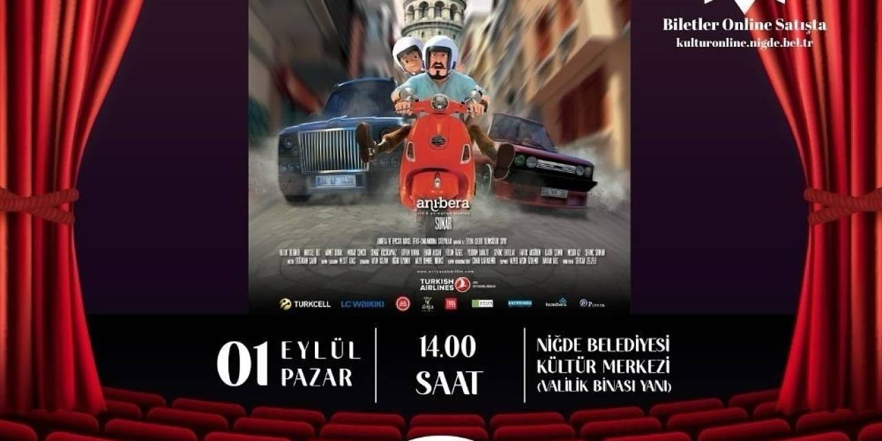 Niğde Belediyesi Çocuklar İçin Animasyon Filmlerini Gösterime Sunacak