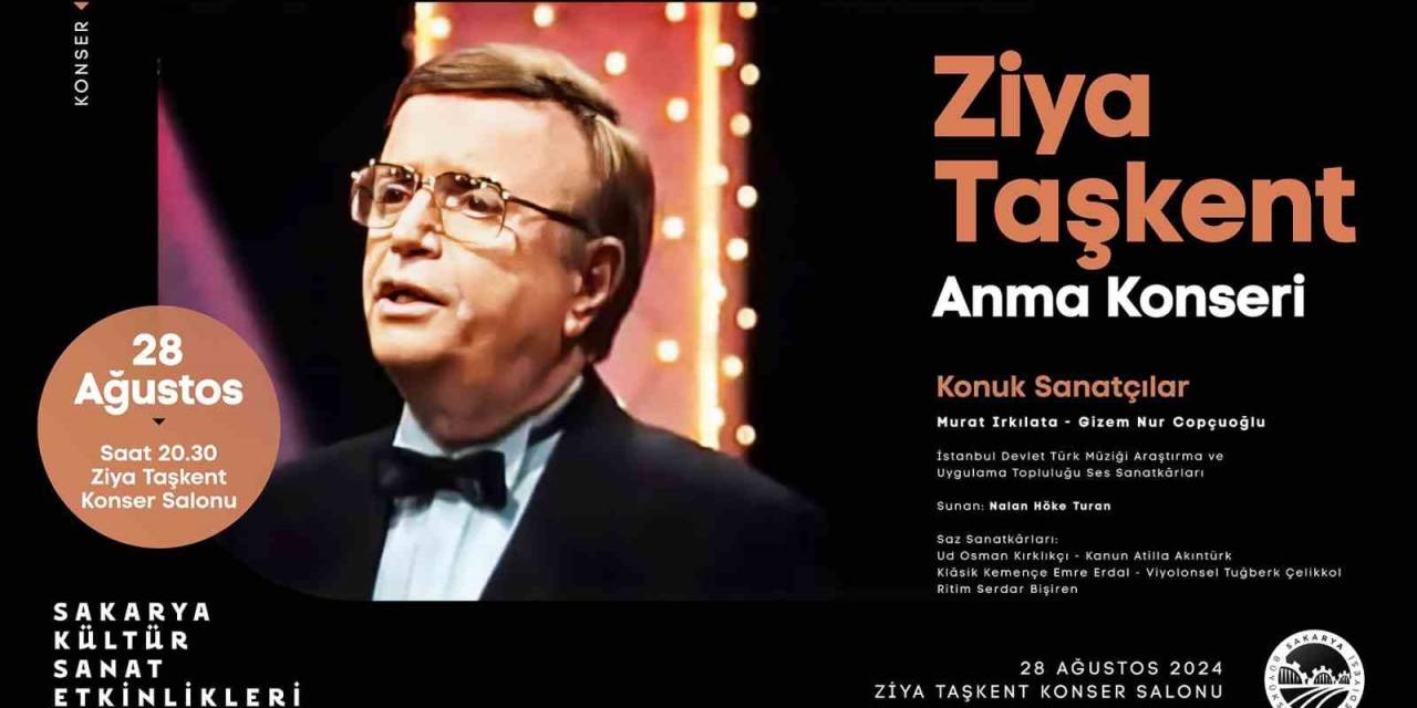 Sakarya’nın Değeri Ziya Taşkent’e Vefa Gecesi