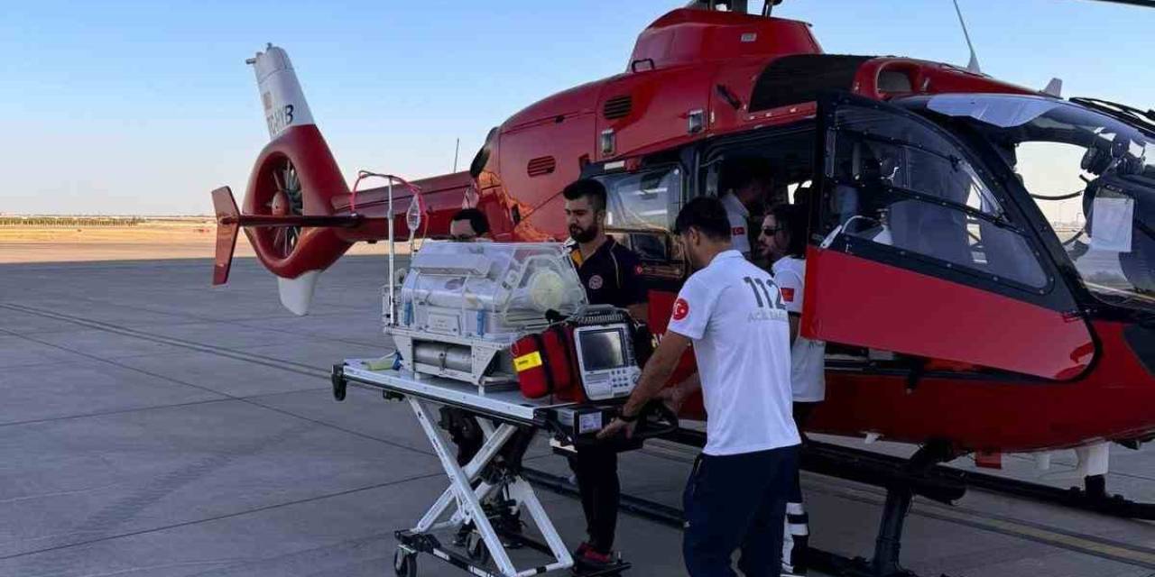 Mardin’de 1 Günlük Bebek Ambulans Helikopterle Diyarbakır’a Sevk Edildi