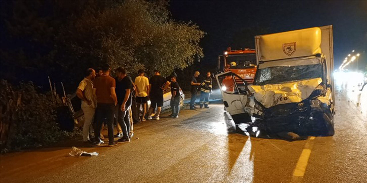 Samsun'da trafik kazası: 1 ölü, 7 yaralı