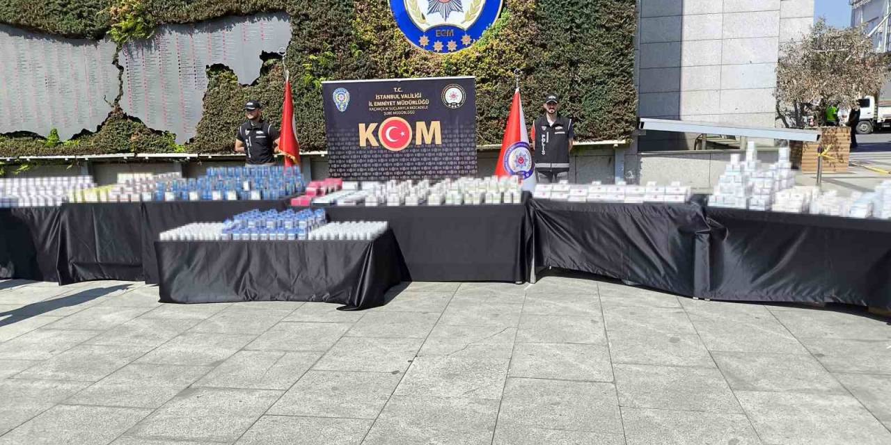 İstanbul’da 150 Milyon Liralık Kaçak İlaç Ele Geçirildi