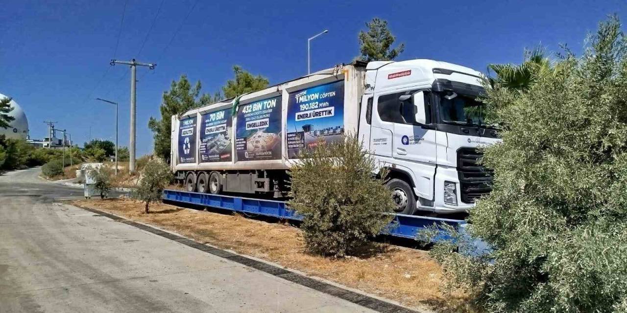 Manavgat Katı Atık Transfer Tesisi Tam Kapasite Çalışıyor