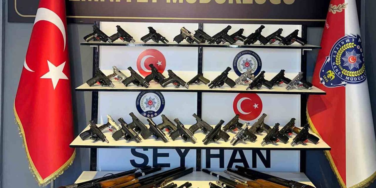 Adana’da 61 Ruhsatsız Silah Ele Geçirildi, 213 Suçlu Da Yakalandı
