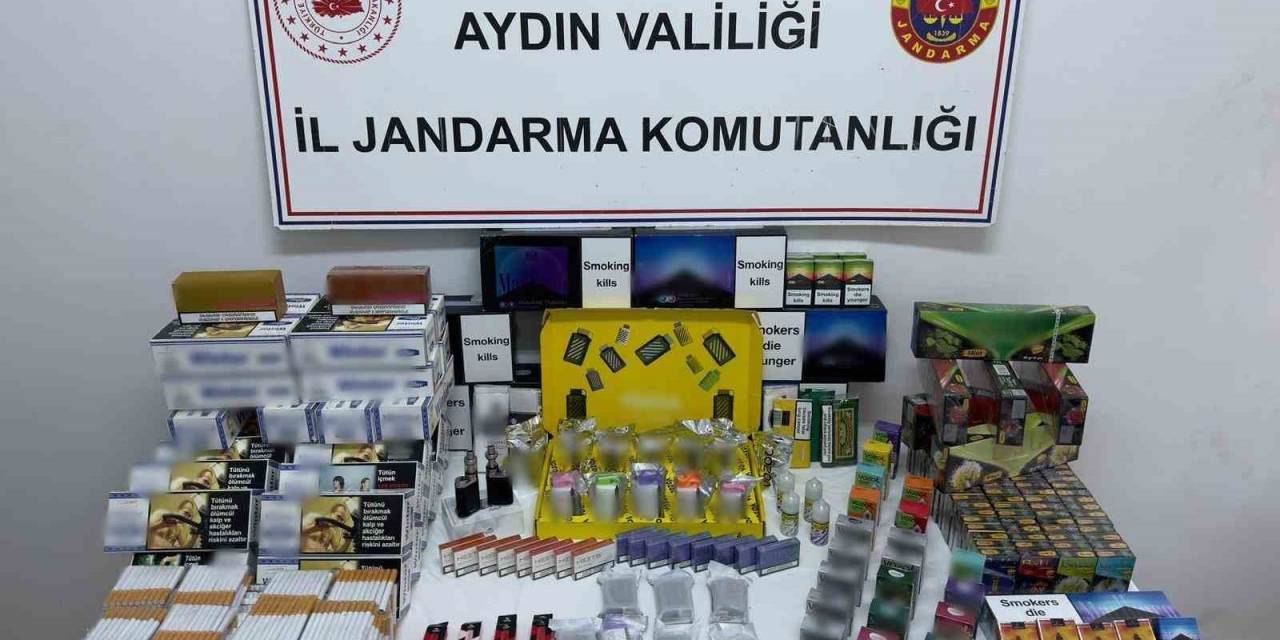 Jandarmadan Kaçak Sigara Baskını: 1 Gözaltı