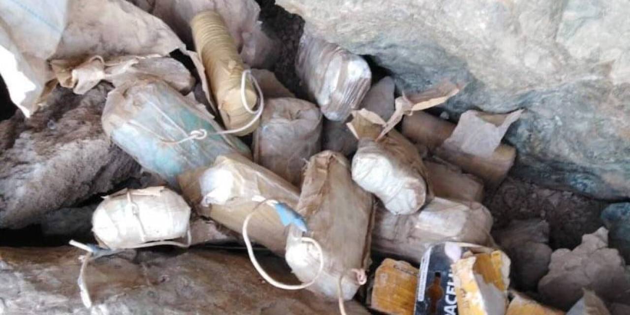 Hakkari’de Tespit Edilen Mağara Ve Sığınakta Mühimmat Ele Geçildi