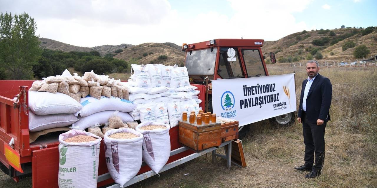 Pursaklar Belediyesi Üretiyor, Ürettiğini İhtiyaç Sahipleriyle Paylaşıyor