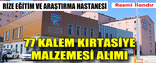 77 Kalem Kırtasiye Malzemesi Alımı