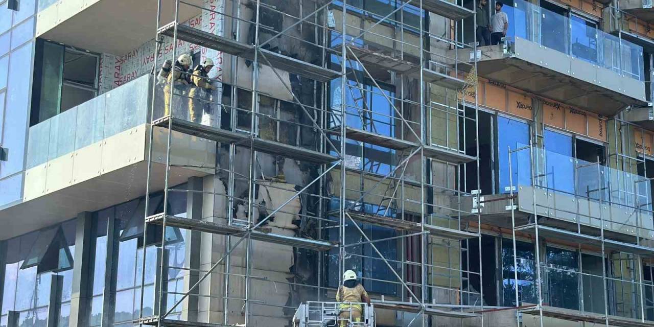 Sarıyer’de İnşaatı 34 Yıldır Bitmeyen Rezidansta Yangın Paniği