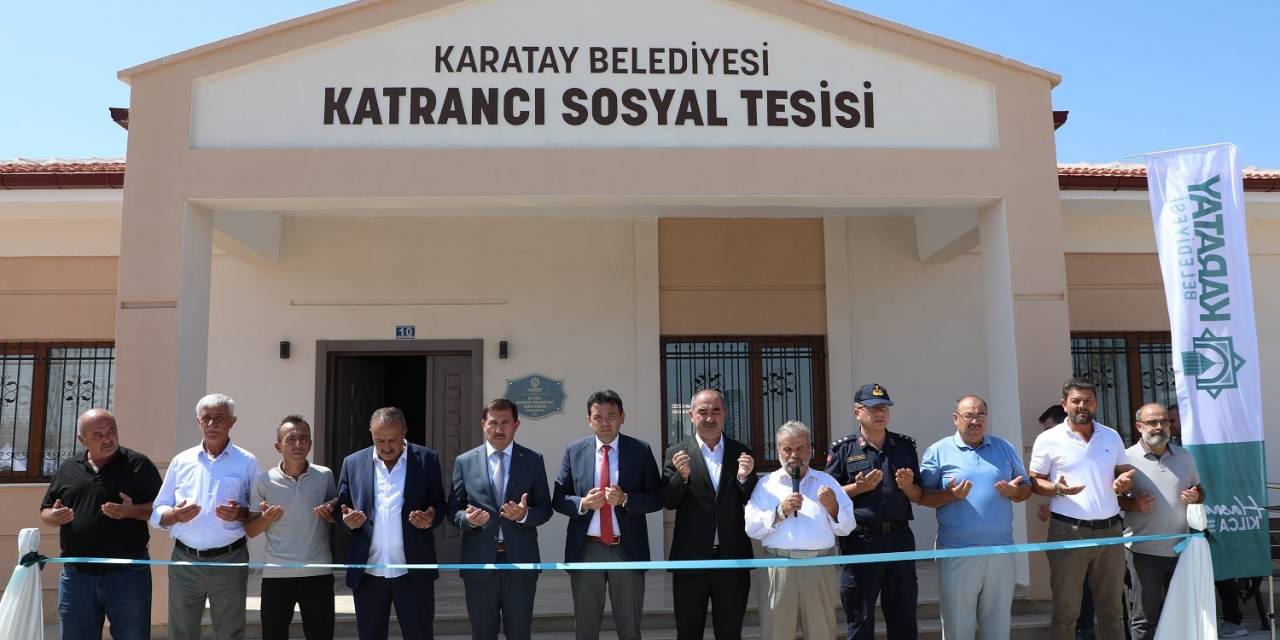 Katrancı Sosyal Tesisi Hizmete Açıldı