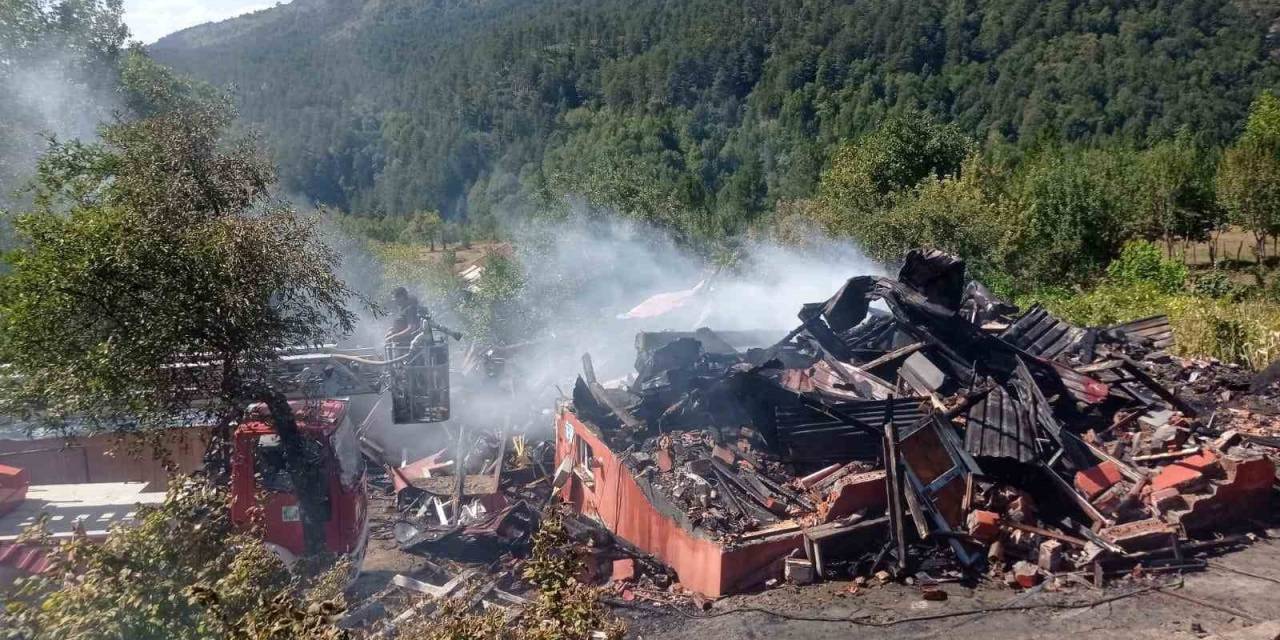 Ahşap Ev Küle Döndü