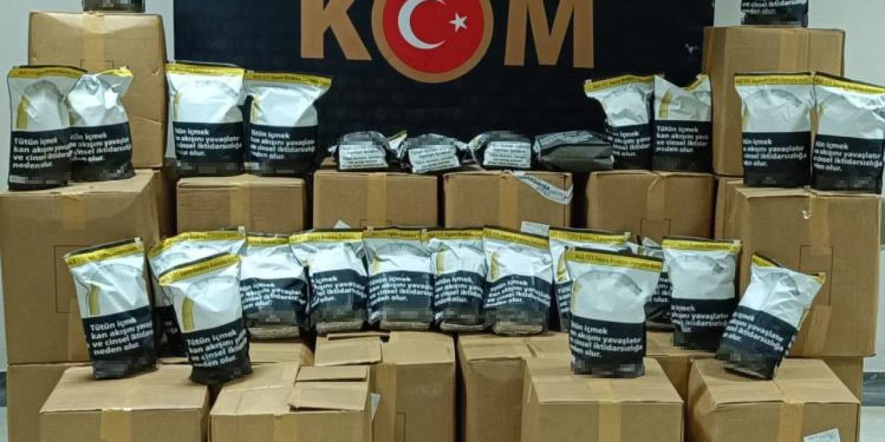 Elazığ’da 405 Kilo Bandrolsüz Tütün Ele Geçirildi