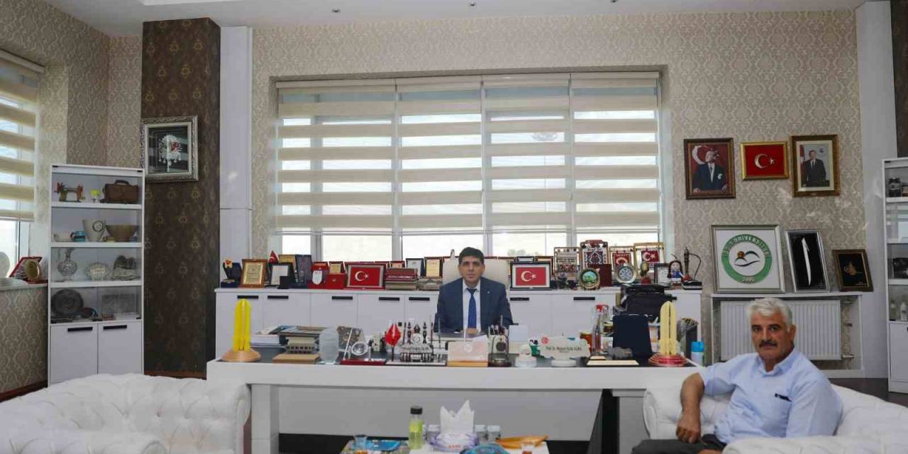 Şehit Er Vedat Zorba’nın Babası Mehmet Zorba’dan Rektör Alma’ya Ziyaret