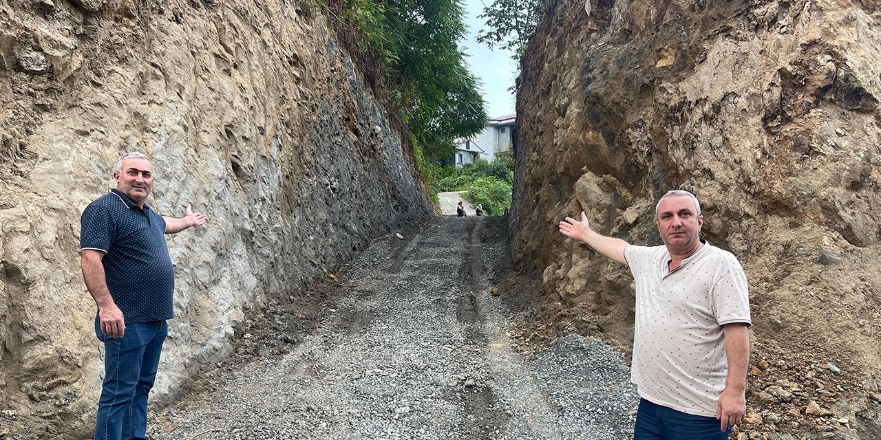 Ölenlerin yolu Rize'de yaşayanları isyan ettirdi