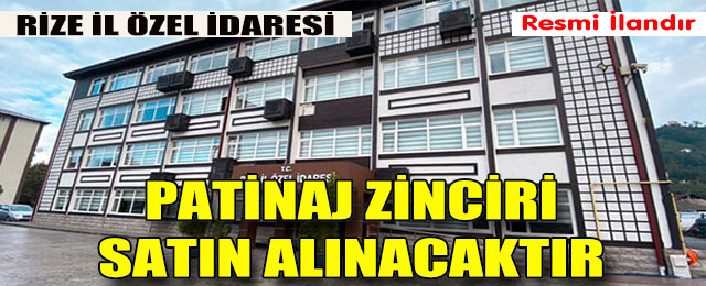 Patinaj Zinciri Satın Alınacaktır