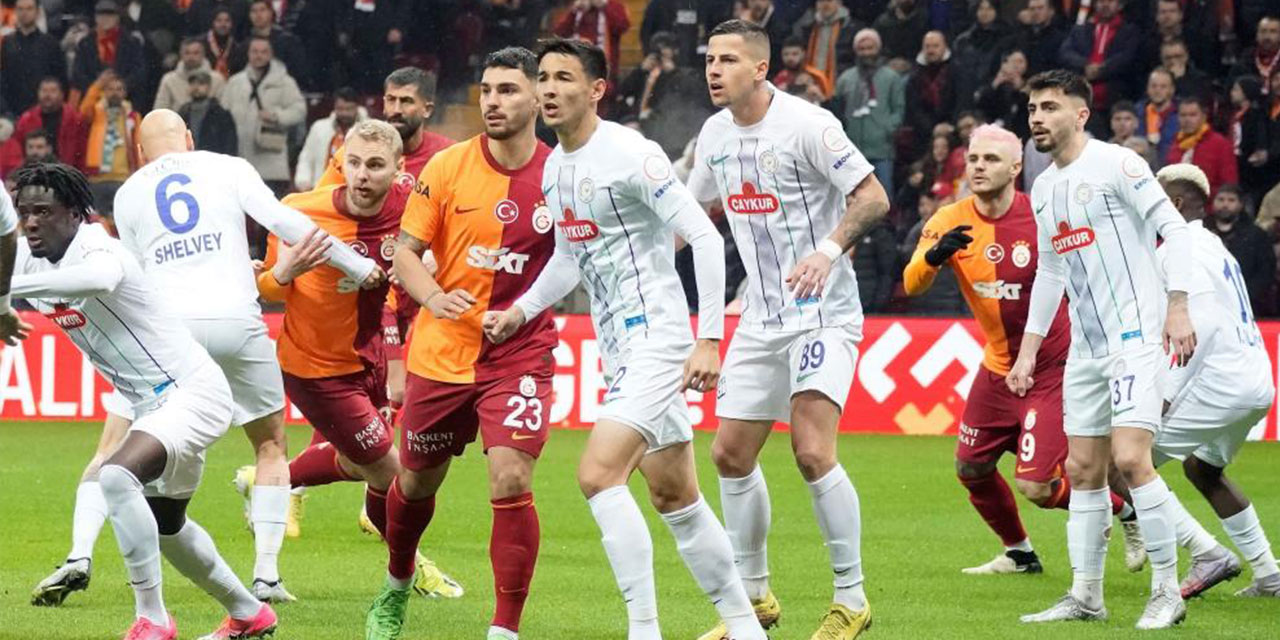 Galatasaray ile Çaykur Rizespor 45. randevuda