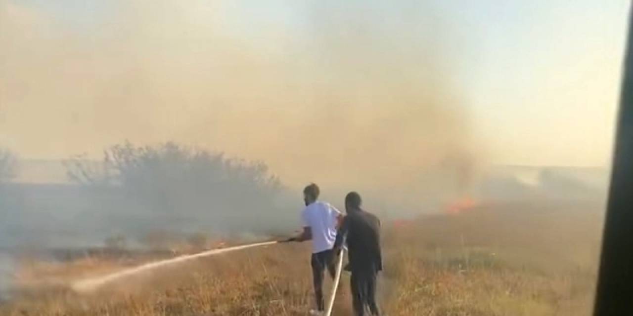 Lüleburgaz’da Çıkan Anız Yangını Söndürüldü
