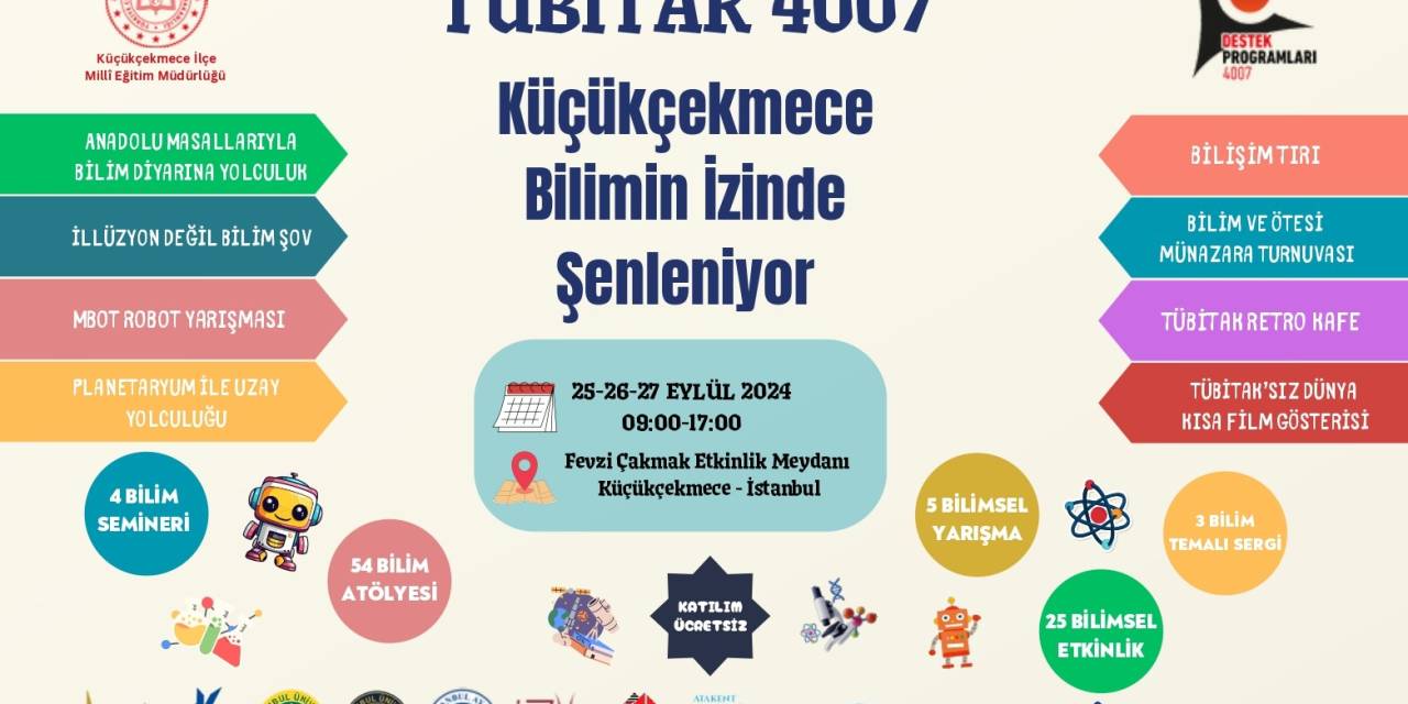 Küçükçekmece Bilim Şenliği’ne Hazırlanıyor