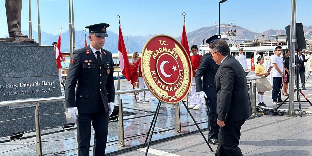 Marmaris’te 19 Eylül Gaziler Günü Anma Töreni İle Başladı