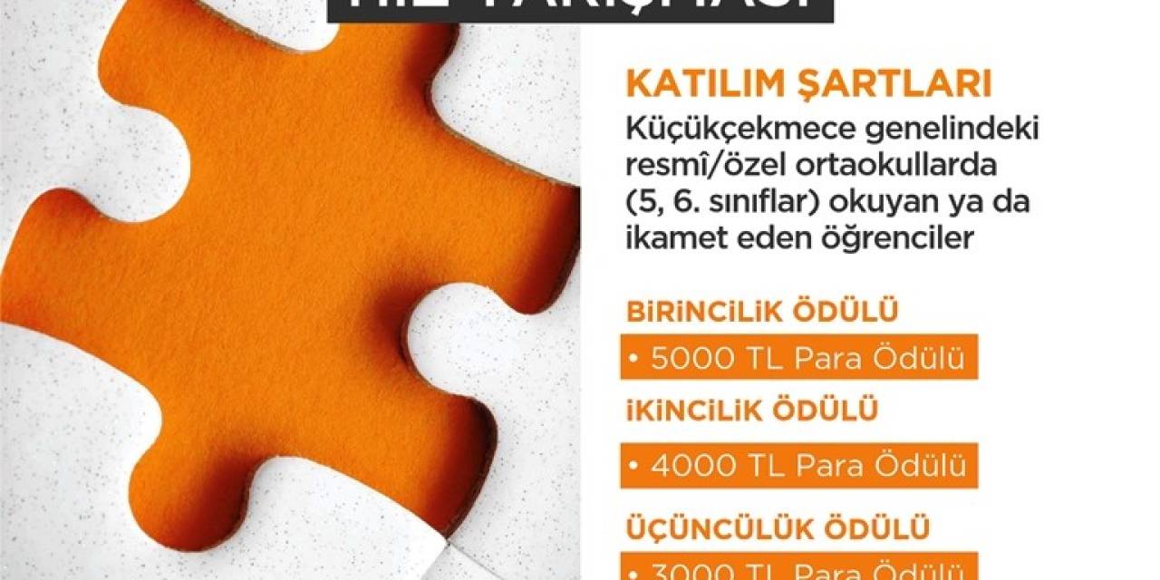 Küçükçekmece Belediyesi’nin Ödüllü Yarışmaları Başlıyor