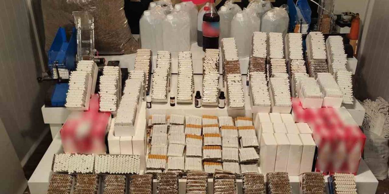 Denizli’de Binlerce Kaçak Tütün Ürünü Ele Geçirildi