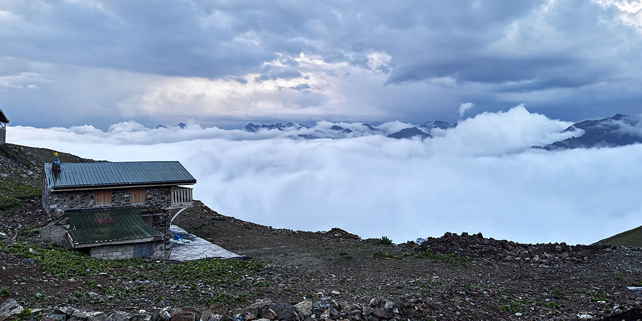 Karadeniz'in bulutların üzerindeki yerleşim yeri: Tahpur Yaylası