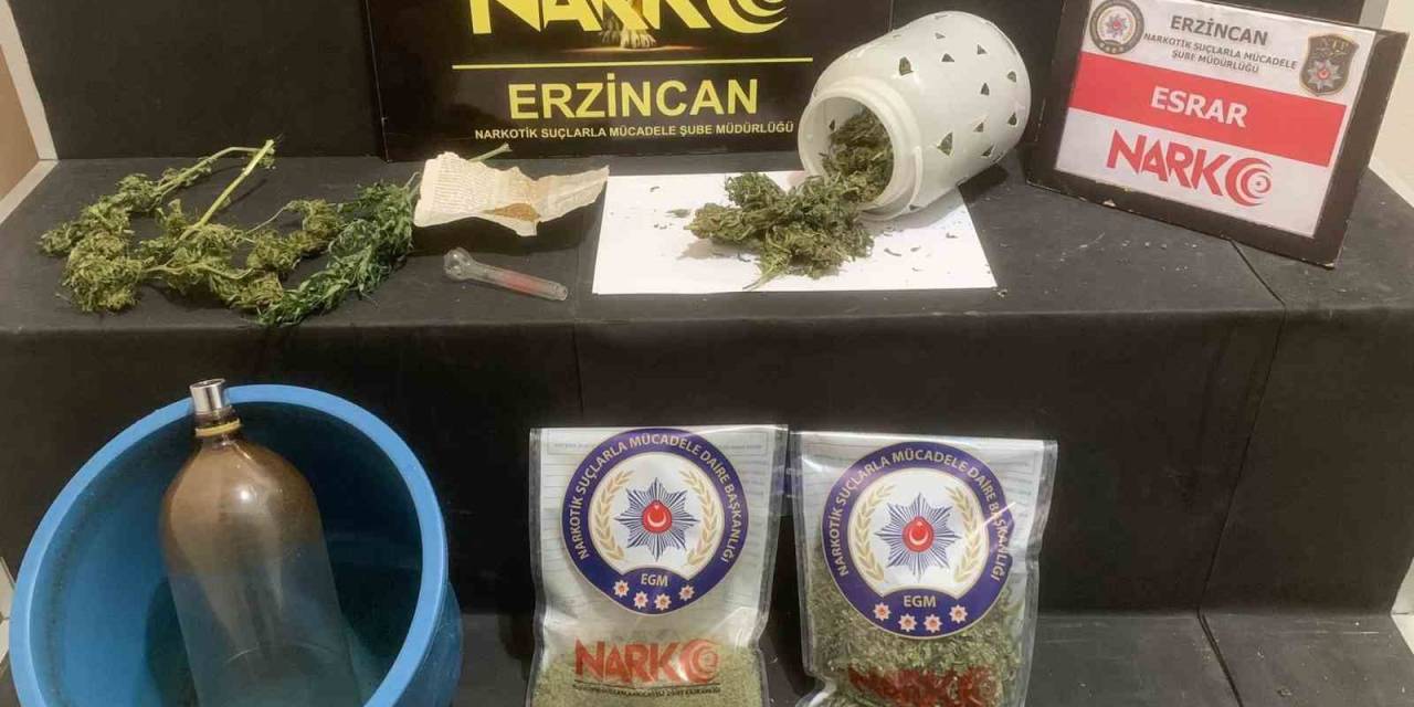 Erzincan’da Uyuşturucu Ticareti Yapmak Suçundan 1 Kişi Tutuklandı