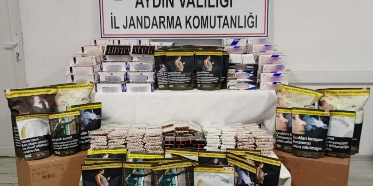 Aydın’da 44 Bin Makaron Ele Geçirildi