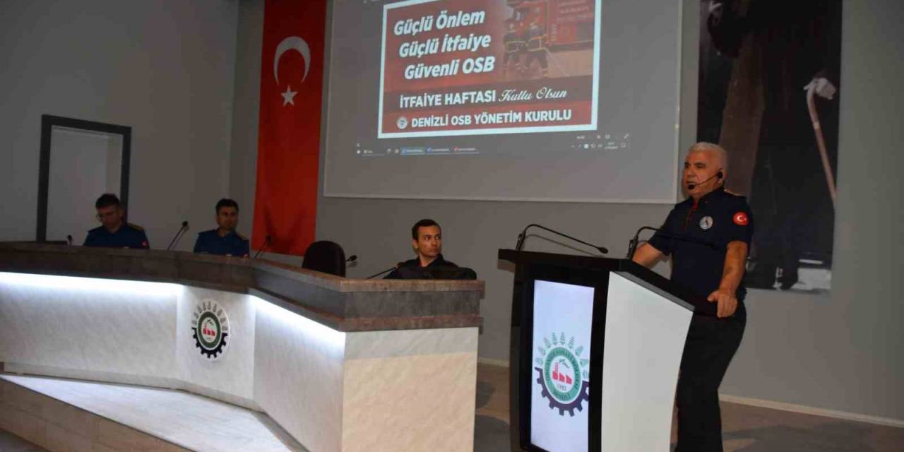 Denizli Osb Müdürü Taş; “İtfaiyecilerimiz Toplumun Güven Kaynağıdır”