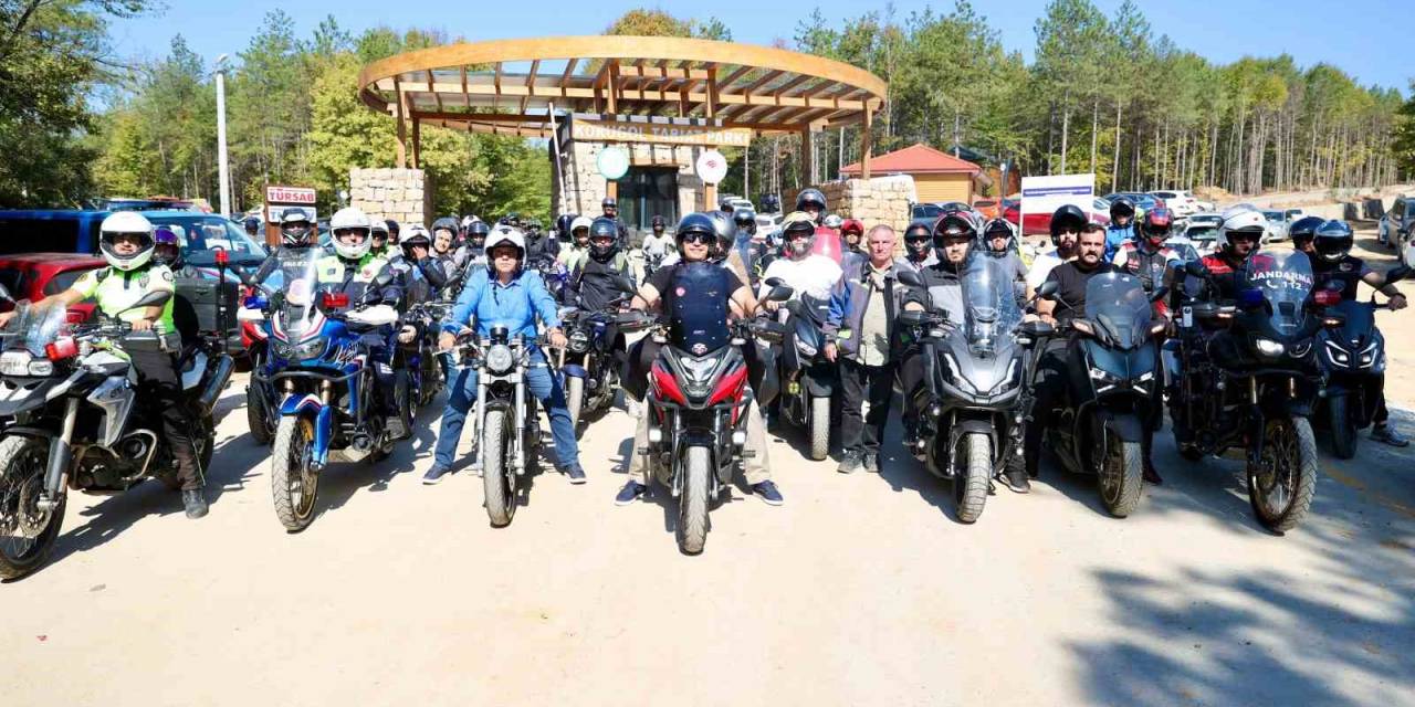 Vali Aslan Motosiklet Turuna Katıldı