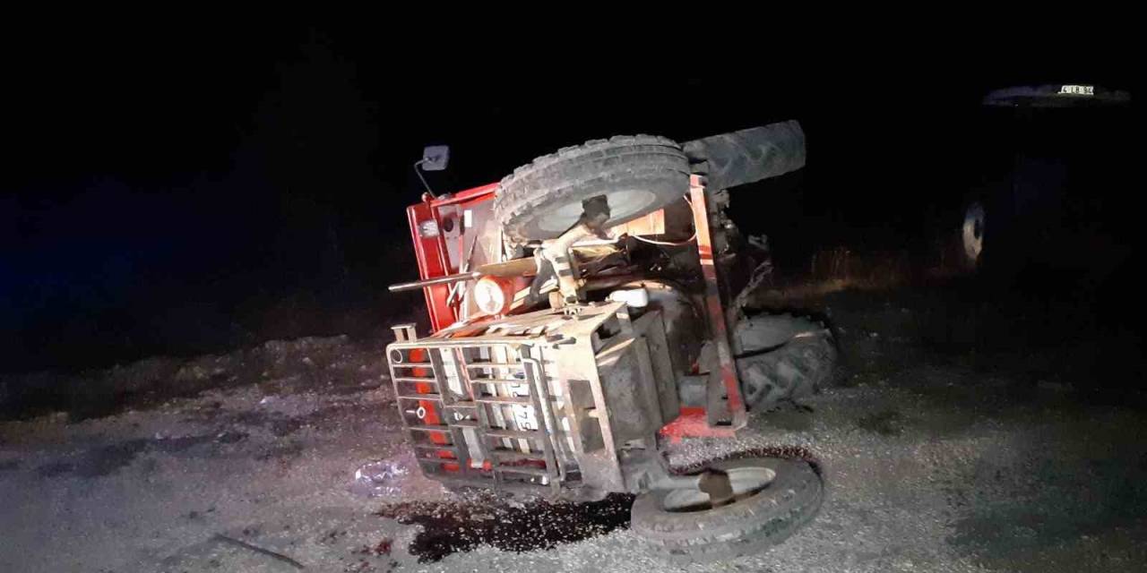 Bolu’da Traktör Devrildi: 1 Yaralı