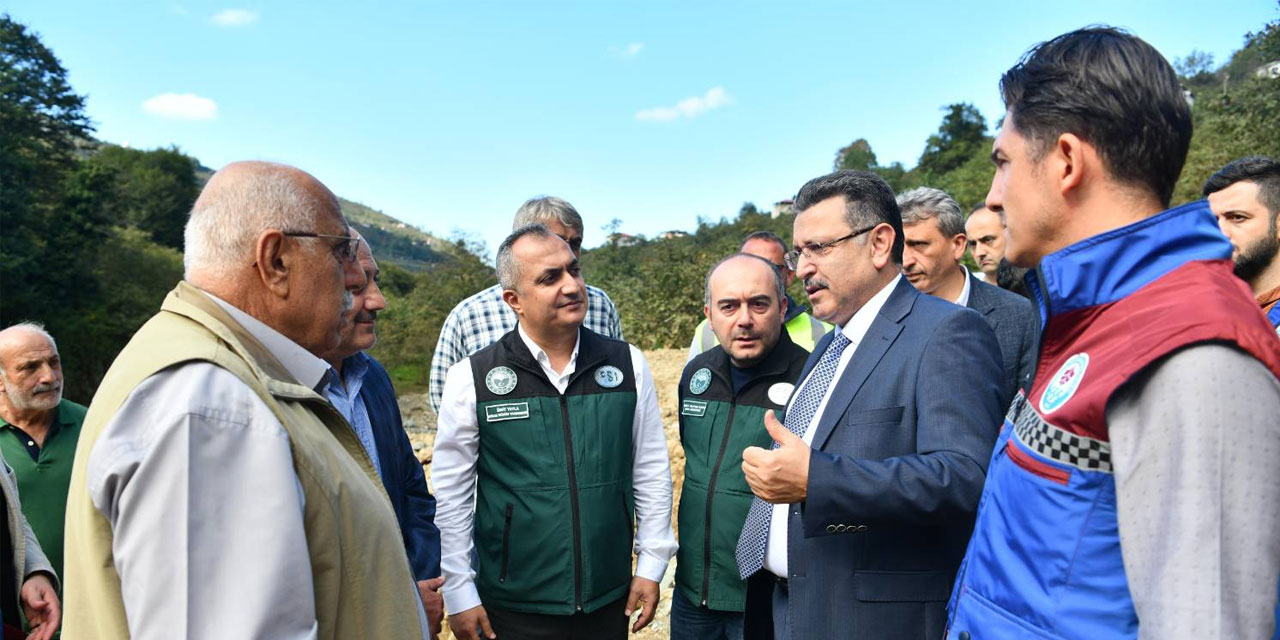 Başkan Genç Arsin'de Çalışmaları İnceledi