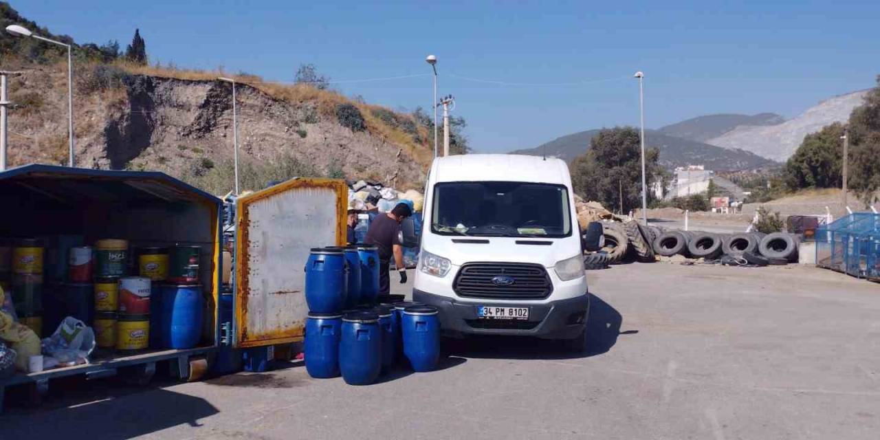 Söke Belediyesi’nin Topladığı Atık Yağlar Suların Kirlenmesini Önlüyor