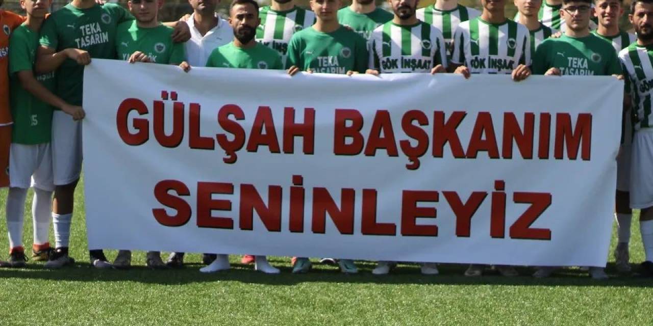 Karaağaçlı Teknik Spor’dan Başkan Durbay’a Pankartlı Destek