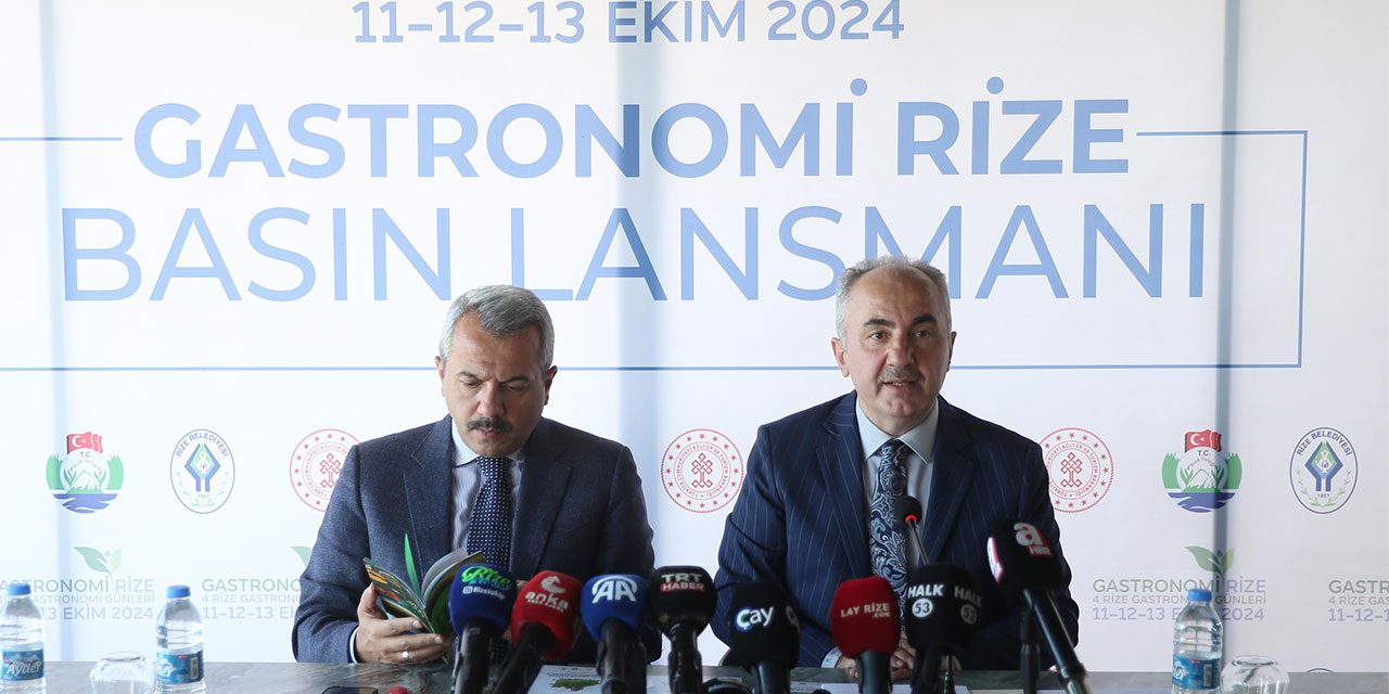 Rize'nin yöresel lezzetleri "4. GastroRize Festivali" ile tanıtılacak