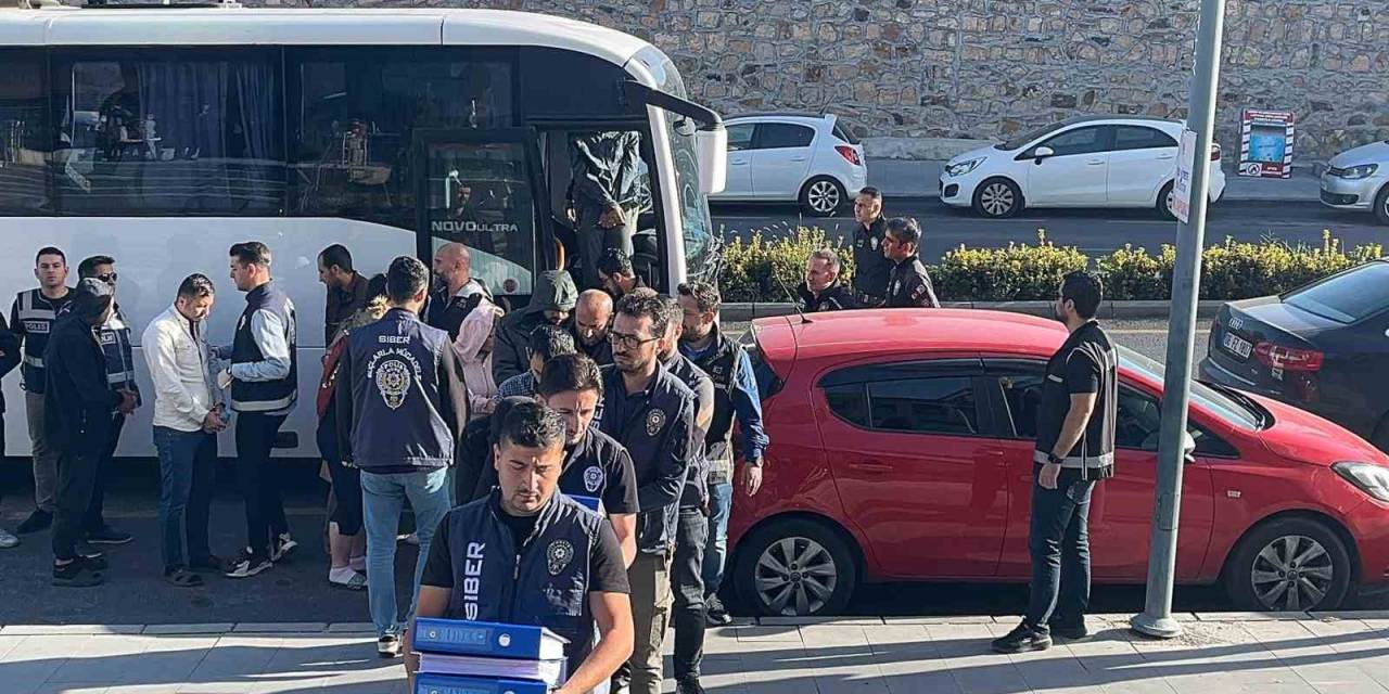 Liderliğini Berberin Yaptığı Suç Örgütüne Yönelik Operasyonda 76 Şüpheli Adliyede