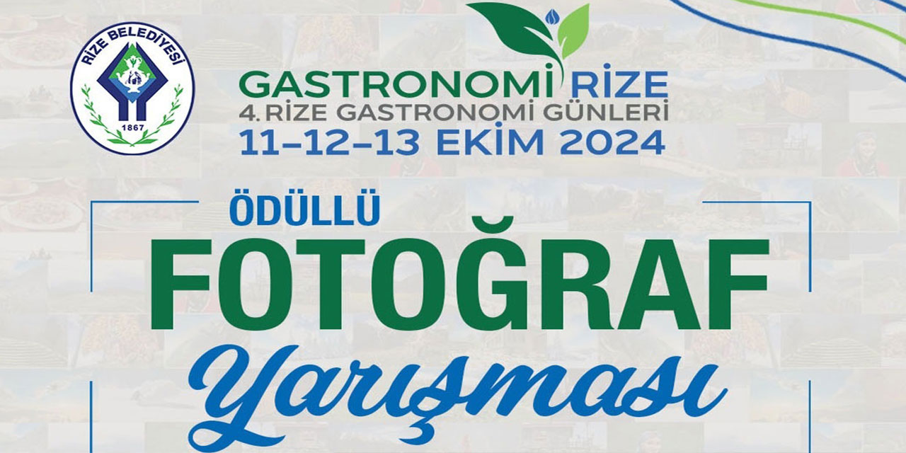 GastronomiRize Fotoğraf Yarışması başladı