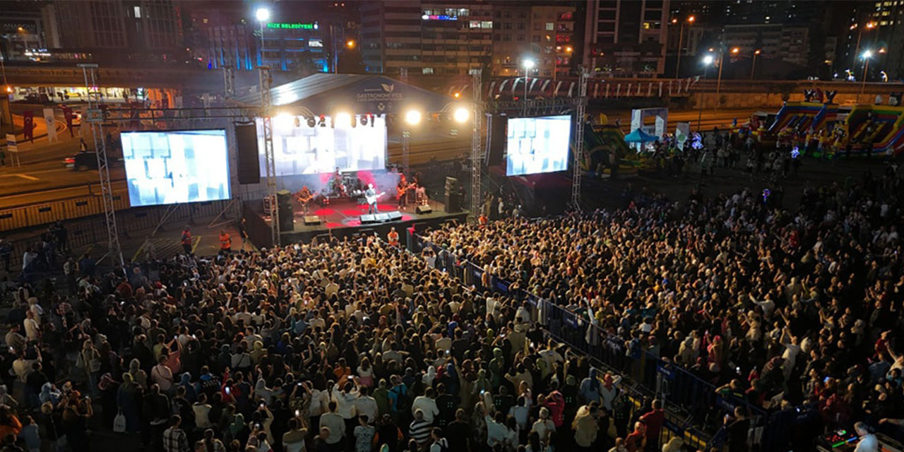 Rize’de Pazar Konserleri Hava Muhalefeti Nedeniyle Ertelendi